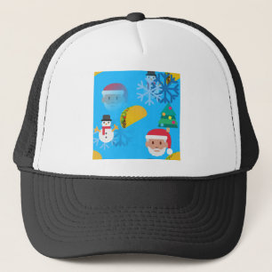 kerst taco emoji trucker pet