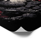 Kerst Tactische Kerstman Gift Idee Poster (Hoek)