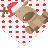 Kerst Tafel Runner Rendier Polka Dot Polkadot Korte Tafelloper (Hoek)