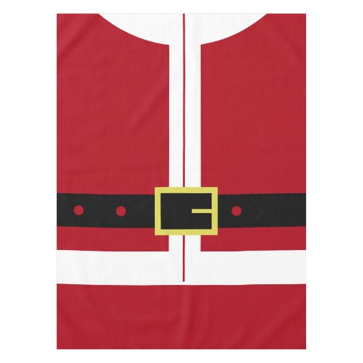 Kerst Tafelkleed Grappig Sinterklaas Ontwerp (Voorkant)