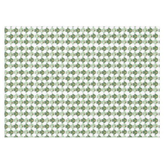 Kerst tafelkleed, groene kerst truien tafelkleed (Voorkant (Horizontaal))