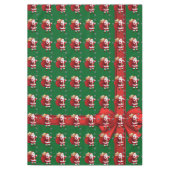 Kerst Tafelkleed, Rode strik Sinterklaas Tafelkleed (Voorkant)