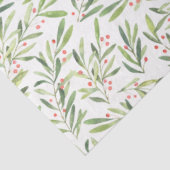 Kerst takken en bessen tissuepapier (Detail)