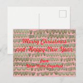 Kerst Tandarts Orthodontist Tandheelkundige Hygiën Feestdagenkaart (Voorkant / Achterkant)