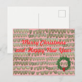 Kerst Tandarts Orthodontist Tandheelkundige Hygiën Feestdagenkaart (Voorkant / Achterkant)