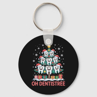 Kerst Tandartsenteam Oh Dentistree  Sleutelhanger