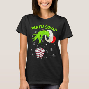 Kerst Tandartsenteam Schattige Tandarts Tandartsas T-shirt