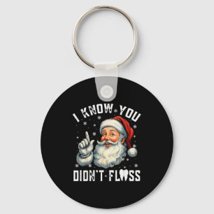 Kerst Tandheelkundig Grappige Kerstman Ik Weet Dat Sleutelhanger