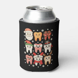 Kerst Tandheelkundig Tanden Team Schattige Tandart Blikjeskoeler