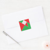 Kerst Tangram Puzzel Stickers (Envelop)