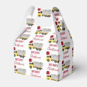 Kerst Tanker Truck Transport Trucks Bedankdoosjes (Voorkant Zijde)