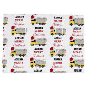 Kerst Tanker Truck Transport Trucks Groot Cadeauzakje (Achterkant)