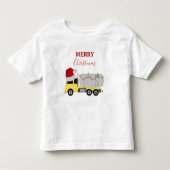 Kerst Tanker Truck Transport Trucks Kinder Shirts (Voorkant)