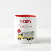 Kerst Tanker Truck Transport Trucks Mok (Midden)