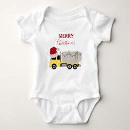 Kerst Tanker Truck Transport Trucks Romper