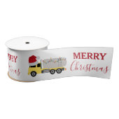 Kerst Tanker Truck Transport Trucks Satijnen Lint (Spoel)