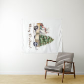 Kerst tapijt wandkleed (In Situ (horizontaal))