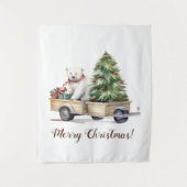 Kerst tapijt wandkleed (Voorkant)