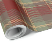 Kerst Tartan Brick Rood Groen ID1141A Cadeaupapier (Rol Hoek)