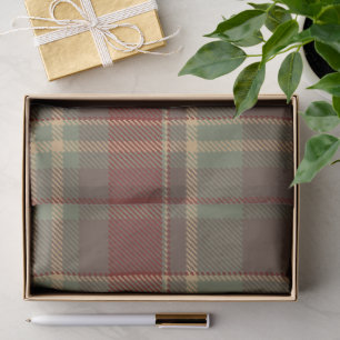 Kerst Tartan Brick Rood Groen ID1141A Tissuepapier