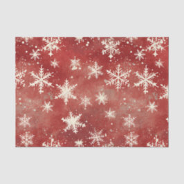 Kerst Tartan en Bomen Naadloos Tissuepapier