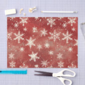 Kerst Tartan en Bomen Naadloos Tissuepapier (Craft)