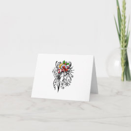 kerst-Tattoo Feestdagen Kaart