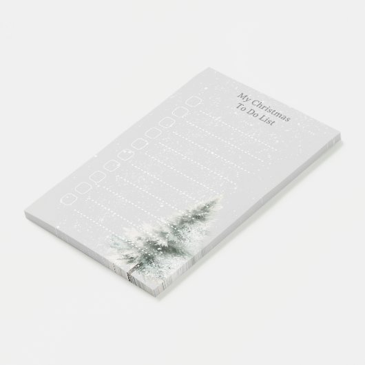 kerst te doen lijst Notities Post-it® Notes (Schuin)