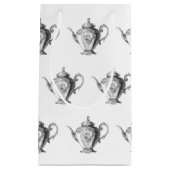 Kerst Tea Party Theepot Klein Cadeauzakje (Voorkant)