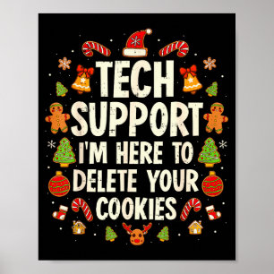 Kerst Tech-ondersteuning hier om cookies te verwij Poster