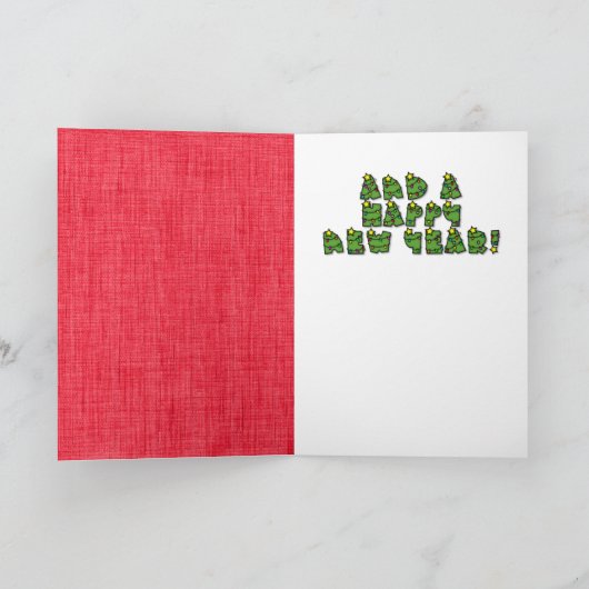 Kerst - Teckel - Buddy Feestdagen Kaart (Binnen)