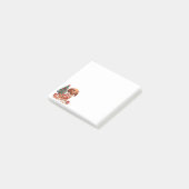 Kerst teckel hond vakantie koekjes post-it® notes (Schuin)