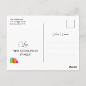 Kerst Teckel Hond Vrolijk Kerstfeest Briefkaart (Achterkant)