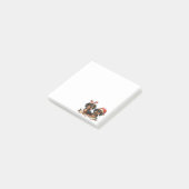 Kerst teckel honden post-it® notes (Schuin)