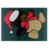 Kerst Teddy Bear Cutting Board Snijplank (Voorkant)