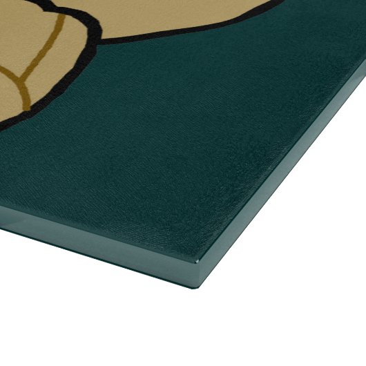 Kerst Teddy Bear Cutting Board Snijplank (Hoek)