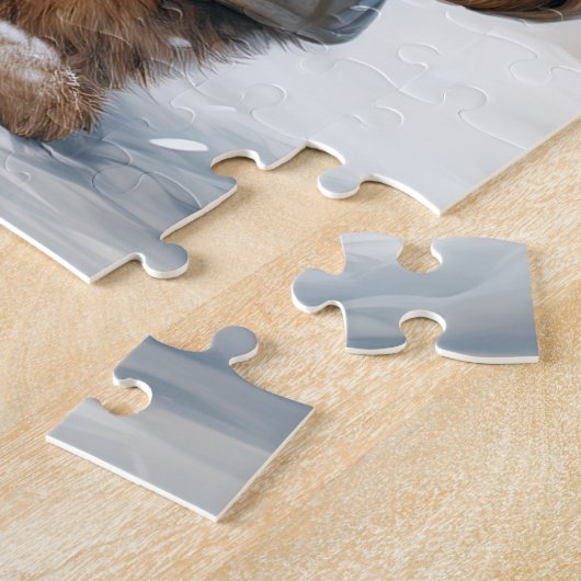 Kerst Teddy Bear Puzzel (Zijkant)