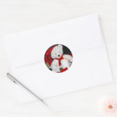 Kerst Teddy Bear Stickers (Envelop)