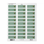 Kerst Teddy Etiket (Full Sheet)