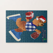 Kerst Teddy Legpuzzel (Horizontaal)