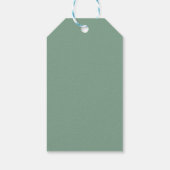 Kerst Teddybeer Cadeaulabel (Achterkant)