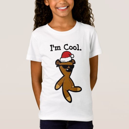 Kerst teddybeer grappig kostuum t-shirt (Voorkant)