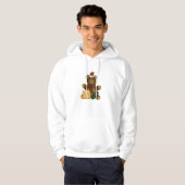 Kerst Teddybeer Hoodie (Voorkant volledig)