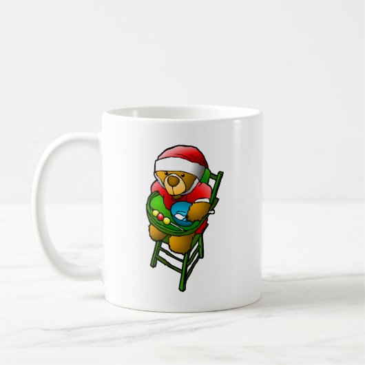 Kerst Teddybeer Koffiemok (Links)