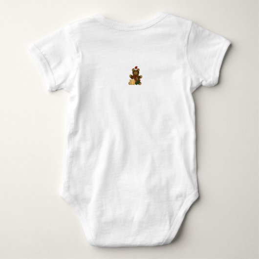 Kerst Teddybeer Romper (Achterkant)
