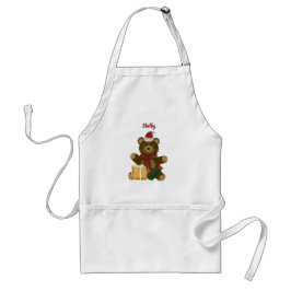 Kerst Teddybeer Standaard Schort