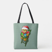Kerst Teddybeer Tote Bag (Achterkant)