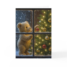 Kerst Teddybeer versiert een boom
