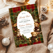 Kerst Teddybeer We kunnen bijna niet wachten Schot