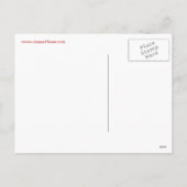 Kerst Tegels gepersonaliseerd Briefkaart (Achterkant)